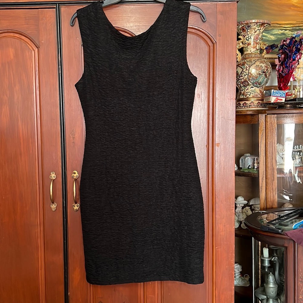 Forever 21 Cute Sleeveless Black Dress Size Large